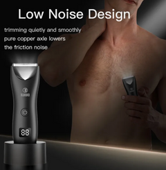Waterproof Electric Body Groomer for Men
